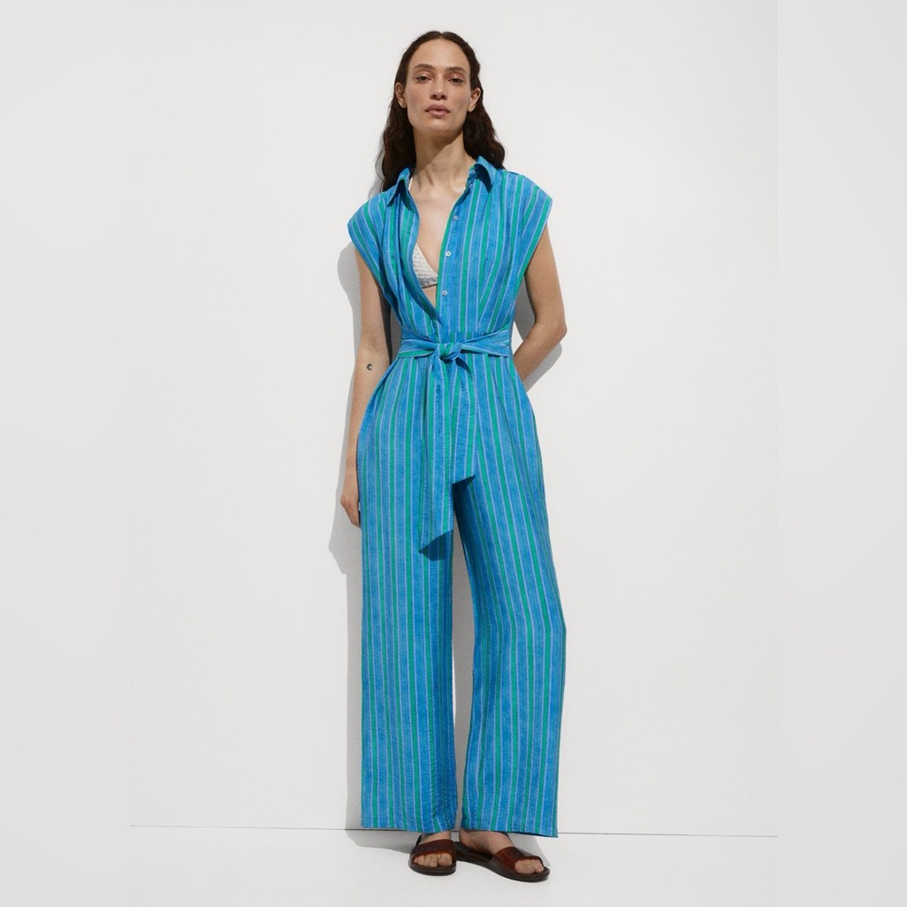 Mango Jumpsuit with Bow